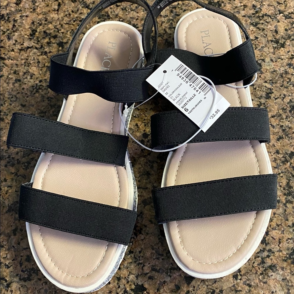 Childrens place sandals size 6 girls